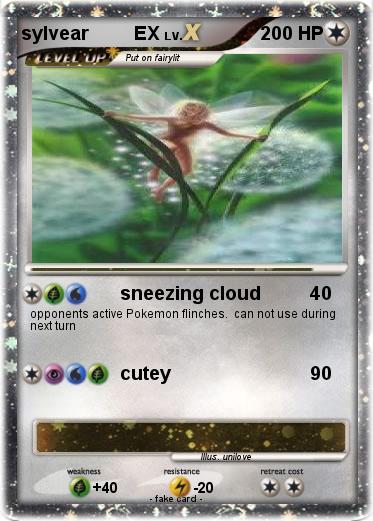 Pokemon sylvear         EX