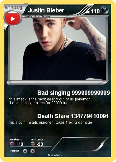 Pokemon Justin Bieber