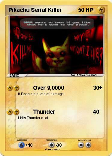 Pokemon Pikachu Serial Killer