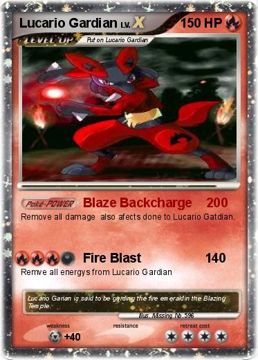 Pokemon Lucario Gardian