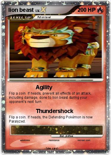 Pokemon lion beast