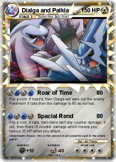 Pokemon Dialga and Palkia