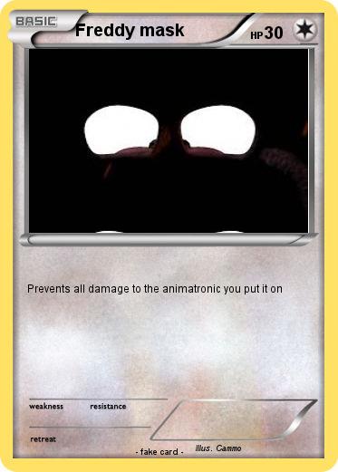 Pokemon Freddy mask