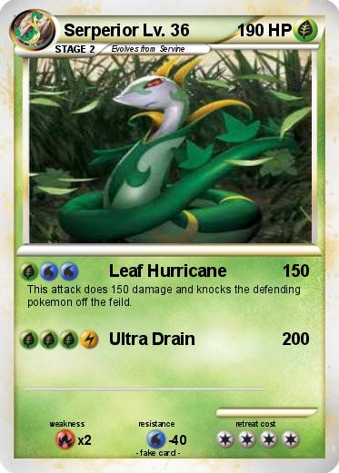 Pokemon Serperior Lv. 36