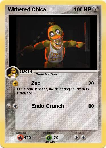 Pokemon Withered Chica