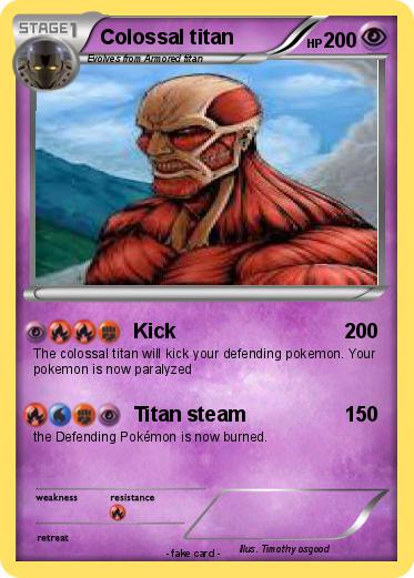 Pokemon Colossal titan