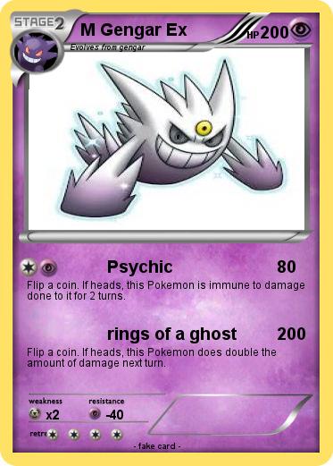 Pokemon M Gengar Ex