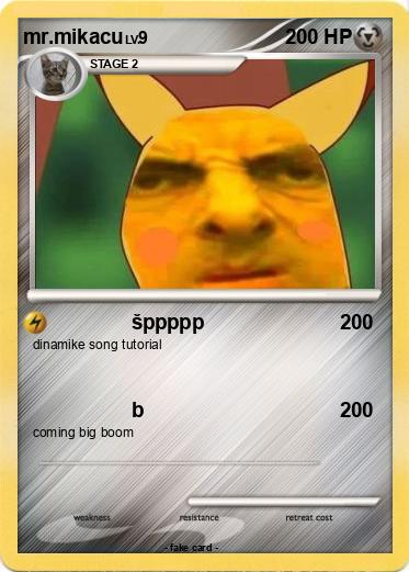 Pokemon mr.mikacu