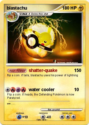 Pokemon blastachu