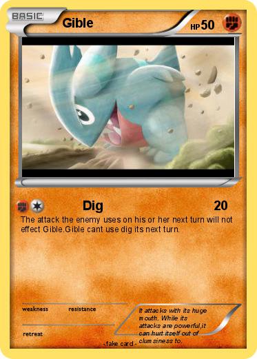 Pokemon Gible