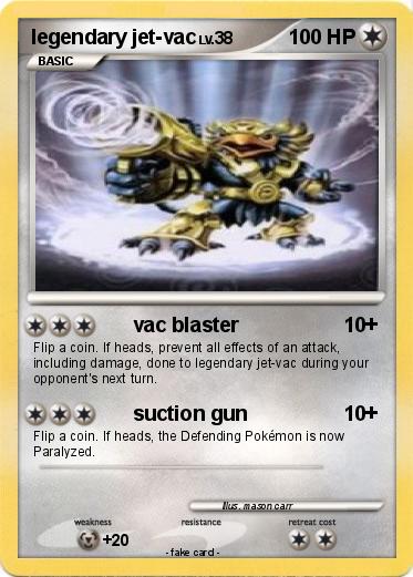 Pokemon legendary jet-vac