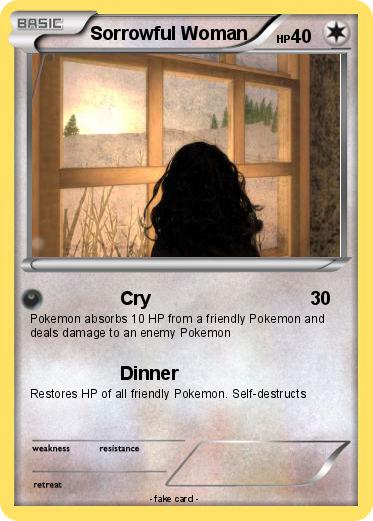 Pokemon Sorrowful Woman