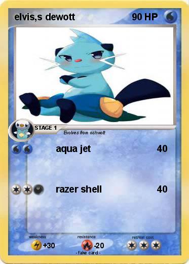 Pokemon elvis,s dewott