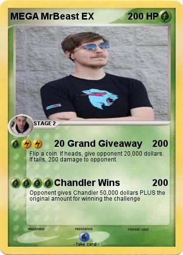 Pokemon MEGA MrBeast EX