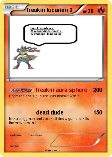 Pokemon freakin lucarien 2