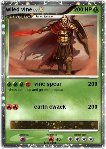 Pokemon wiled vine