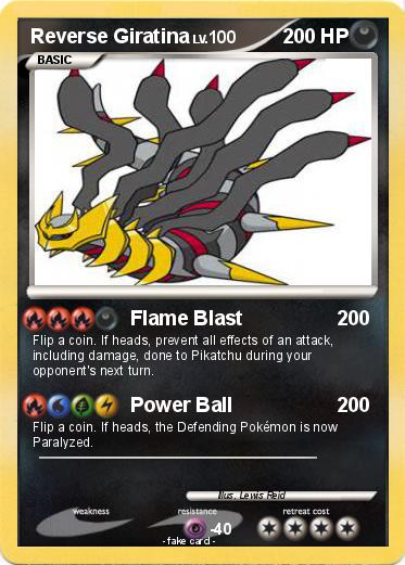 Pokemon Reverse Giratina