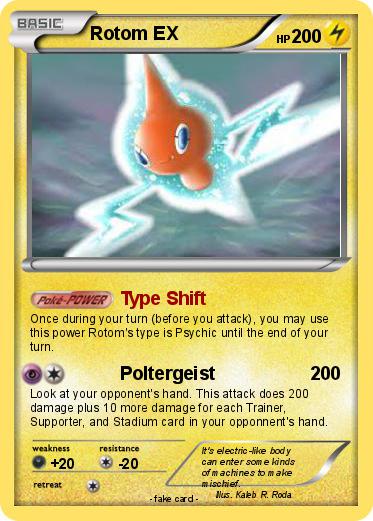 Pokemon Rotom EX