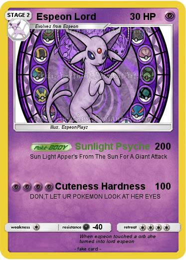 Pokemon Espeon Lord