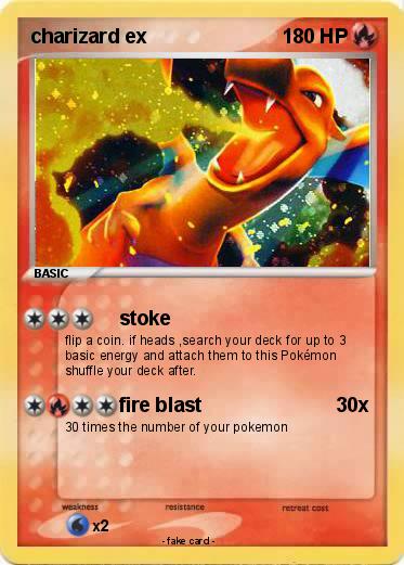 Pokemon charizard ex