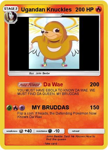 Pokemon Ugandan Knuckles