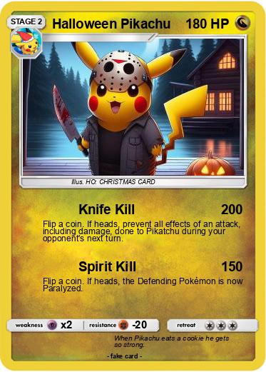 Pokemon Halloween Pikachu