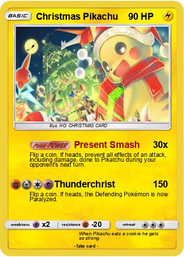 Pokemon Christmas Pikachu