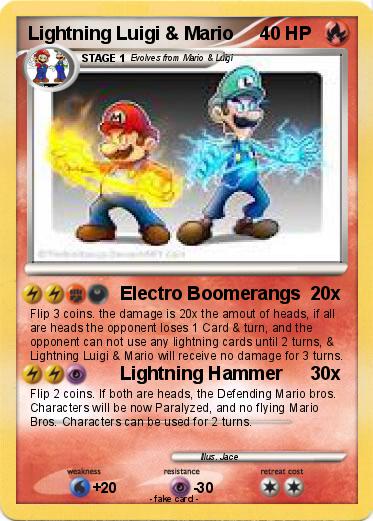 Pokemon Lightning Luigi & Mario