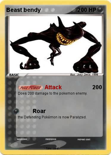 Pokemon Beast bendy