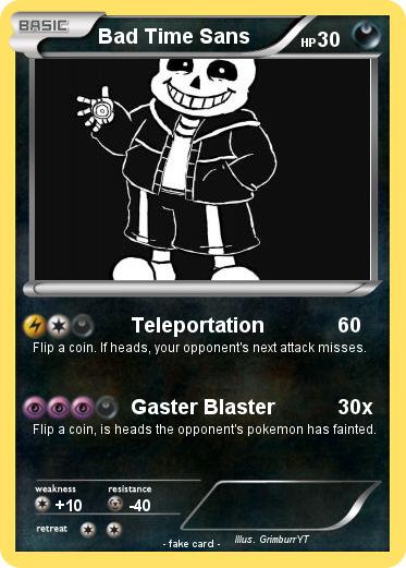 Pokemon Bad Time Sans