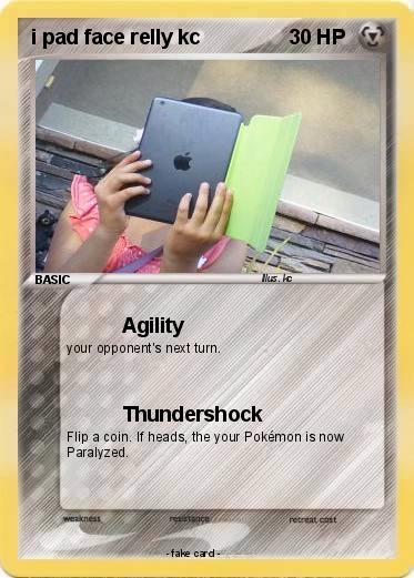 Pokemon i pad face relly kc