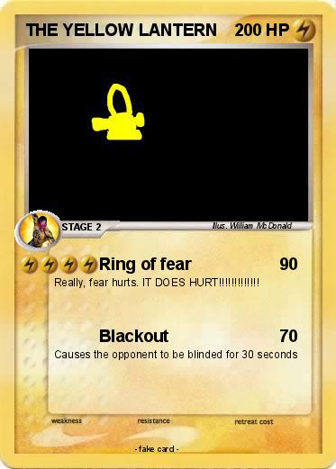 Pokemon THE YELLOW LANTERN