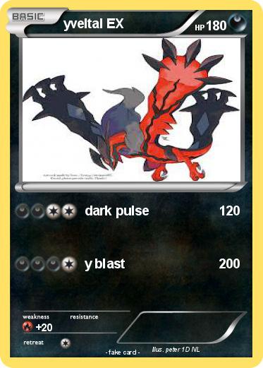 Pokemon yveltal EX