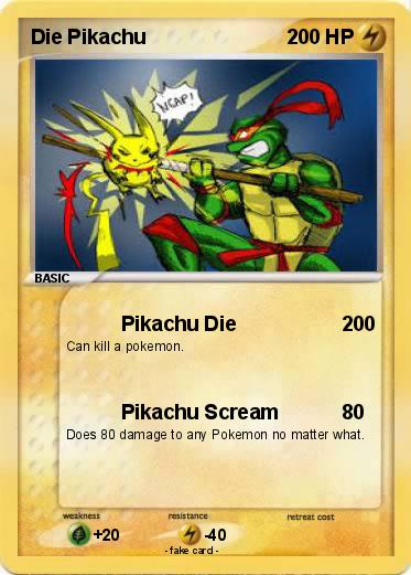 Pokemon Die Pikachu