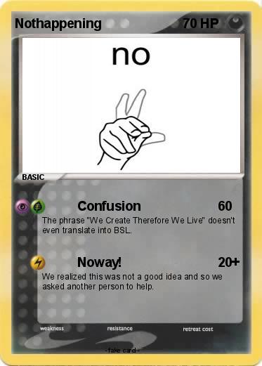 Pokemon Nothappening