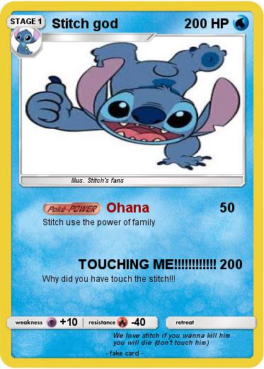 Pokemon Stitch god