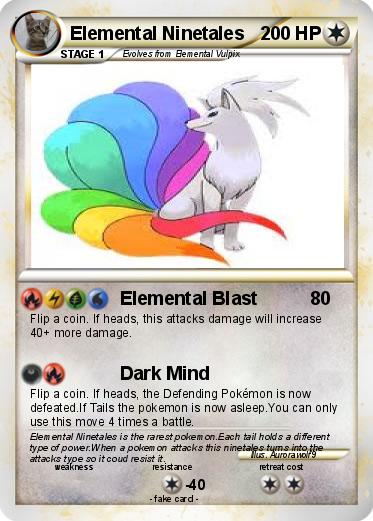 Pokemon Elemental Ninetales