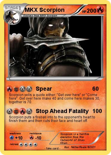 Pokemon MKX Scorpion