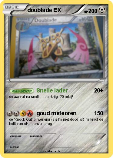 Pokemon doublade EX