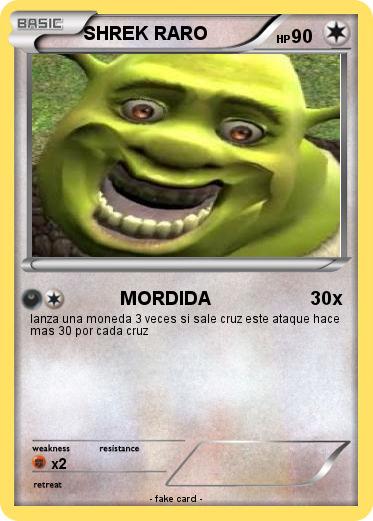 Pokemon SHREK RARO
