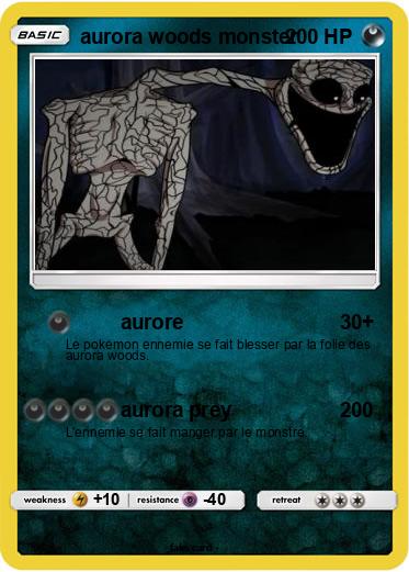 Pokemon aurora woods monster