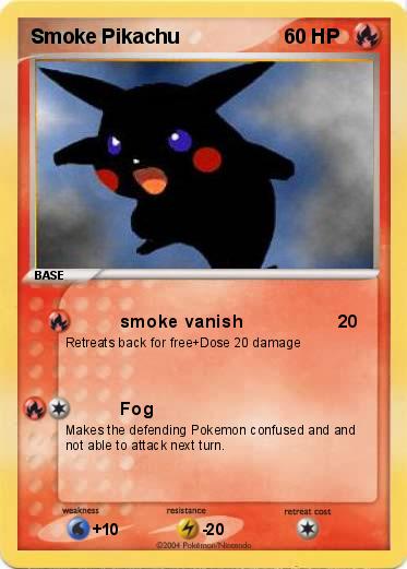 Pokemon Smoke Pikachu