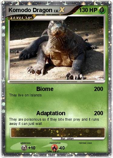 Pokemon Komodo Dragon
