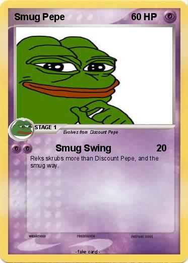 Pokemon Smug Pepe