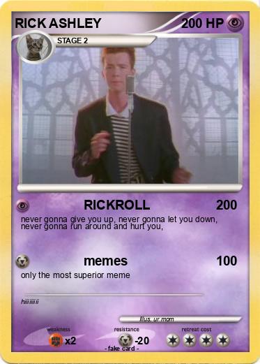 Pokemon RICK ASHLEY Pokemon RICK ASHLEY