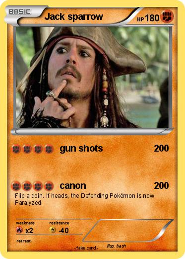 Pokemon Jack sparrow