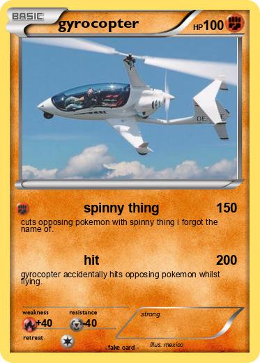 Pokemon gyrocopter