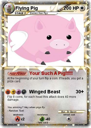 Pokemon Flying Pig