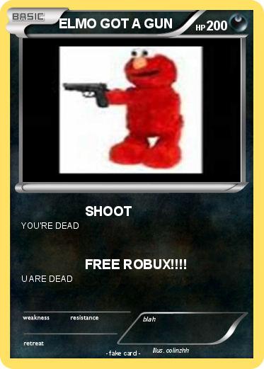 Pokemon ELMO GOT A GUN