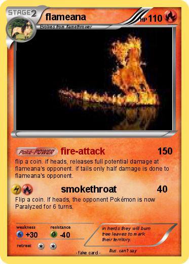 Pokemon flameana